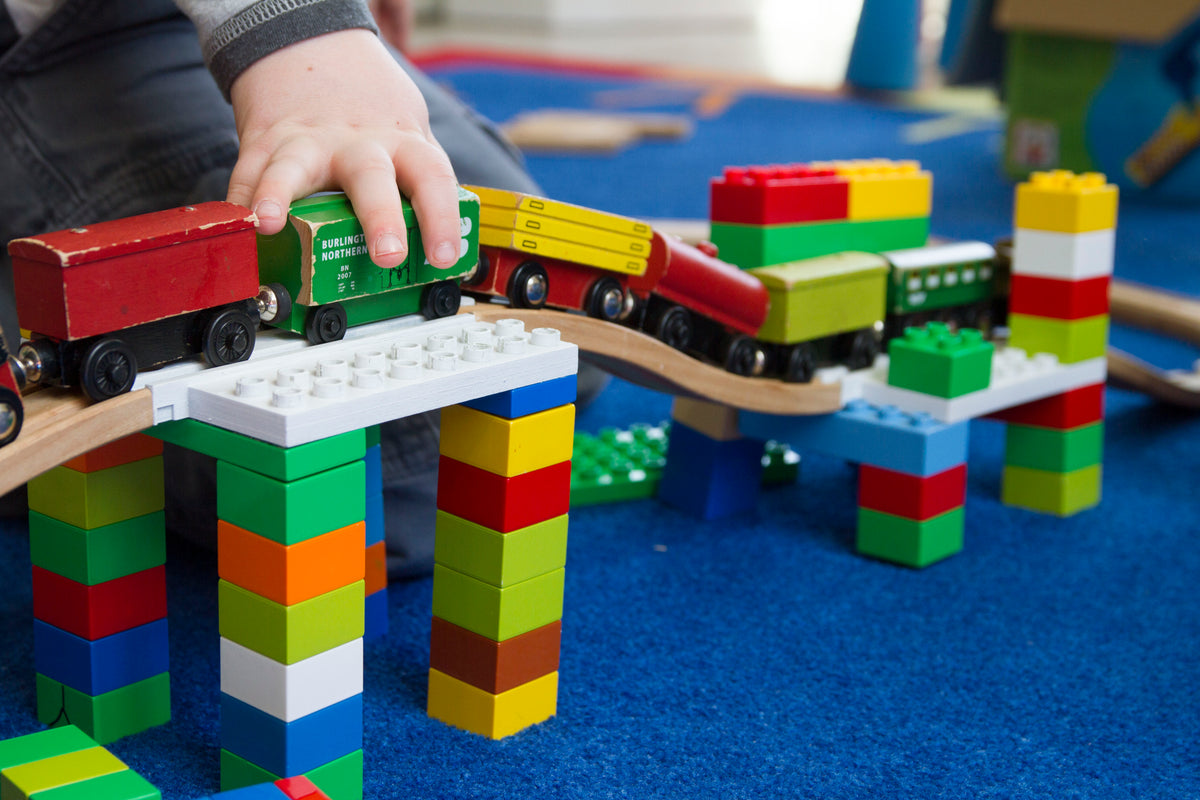 Duplo blocks train on sale