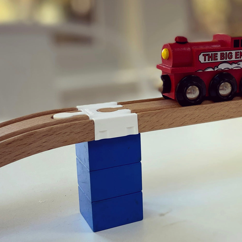 Mini Wooden Railway Block Adapter